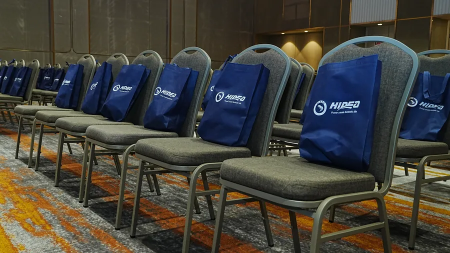 Co-branded seating at the ceremony